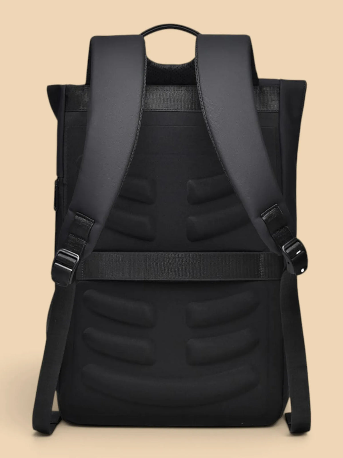 Sac a dos ordinateur femme étanche design Noir / 16 pouces