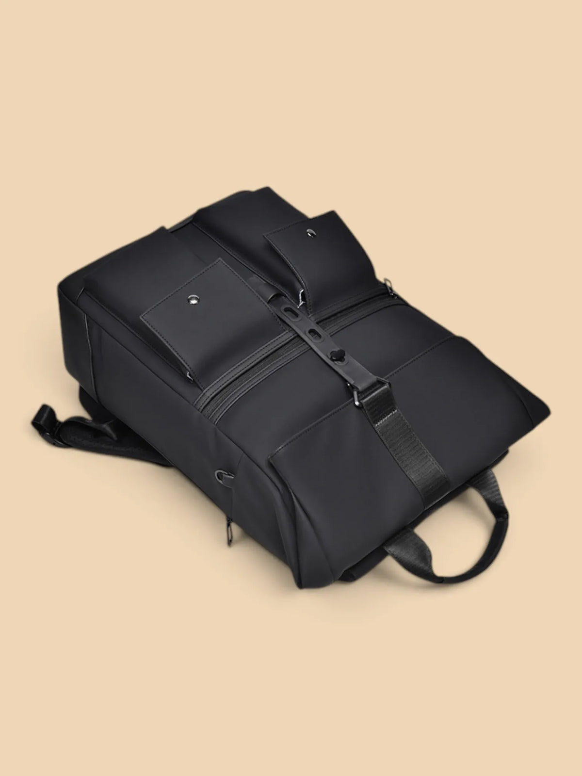 Sac a dos ordinateur femme étanche design Noir / 16 pouces