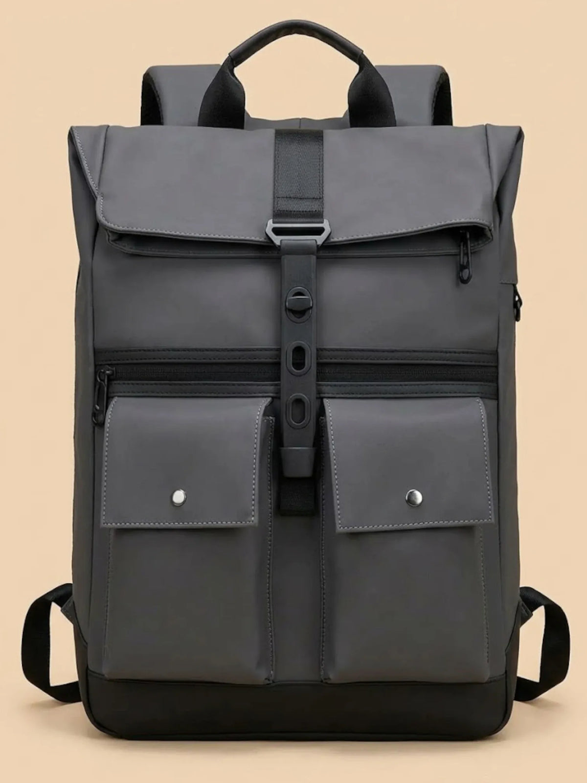 Sac a dos ordinateur femme étanche design Gris / 16 pouces