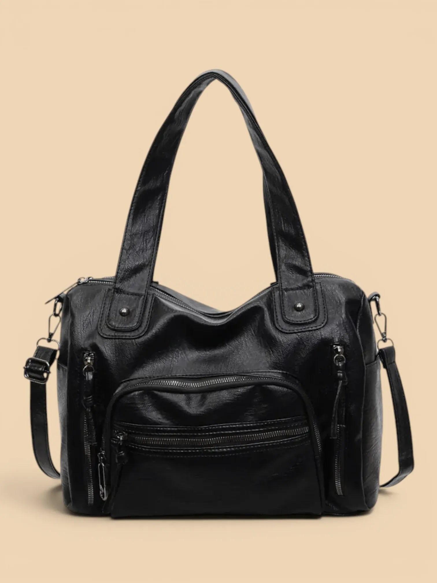 Sac a Main de Cours Anglais Noir