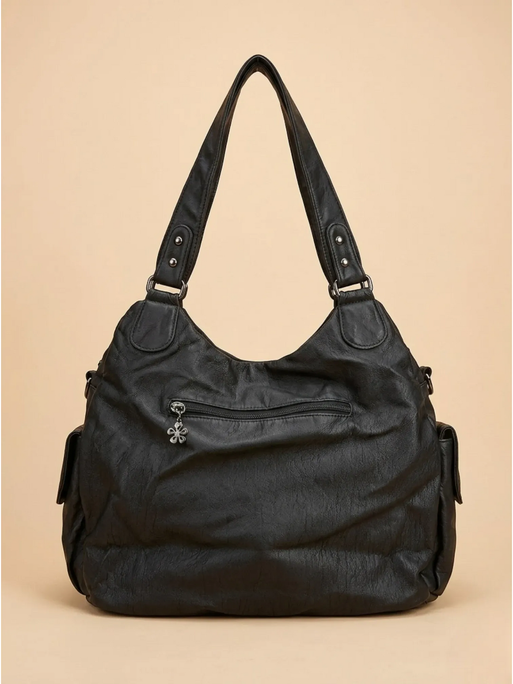 Sac a Main de Cours Baroudeur Noir Noir