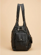 Sac a Main de Cours Baroudeur Noir Noir
