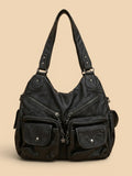 Sac a Main de Cours Baroudeur Noir Noir