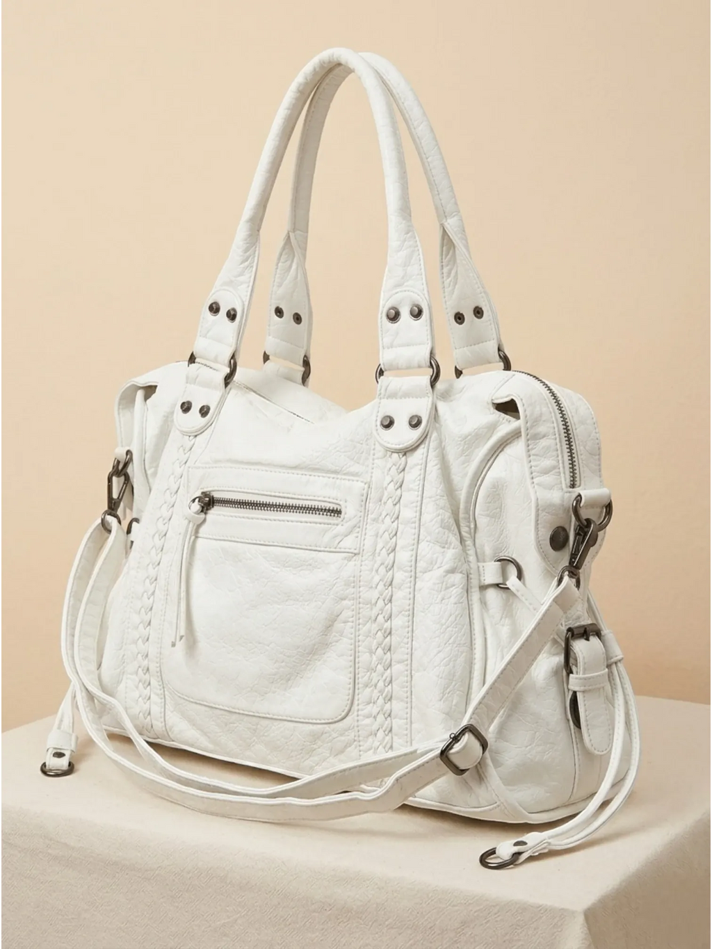 Sac a Main de Cours Blanc Blanc