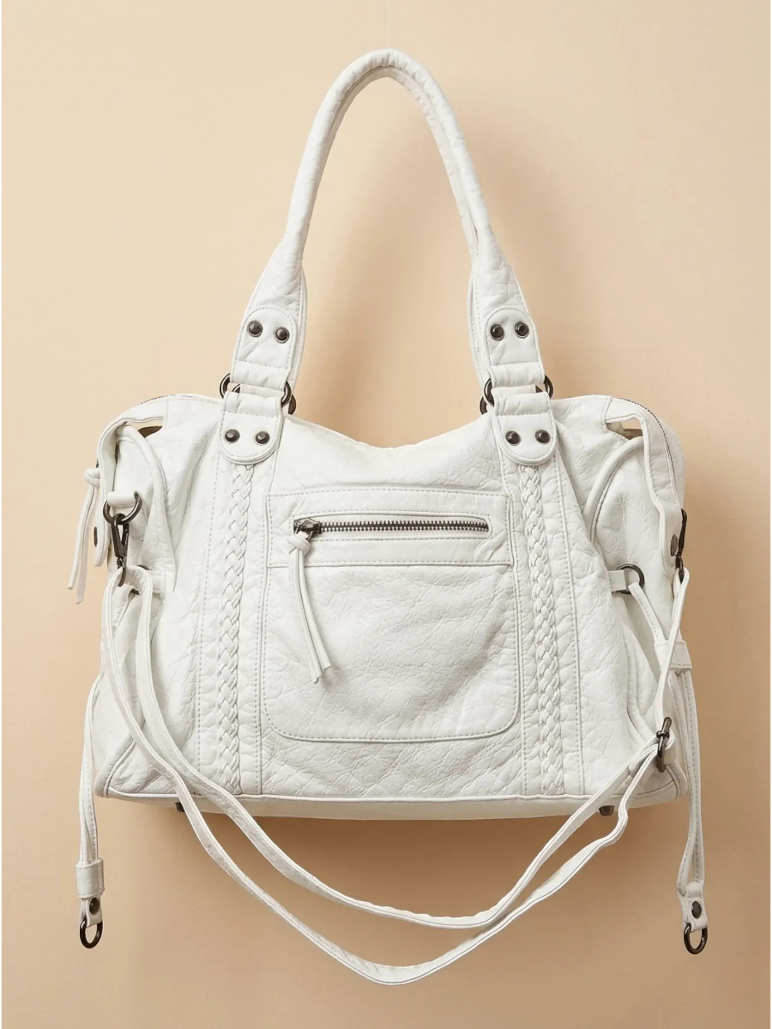 Sac a Main de Cours Blanc Blanc