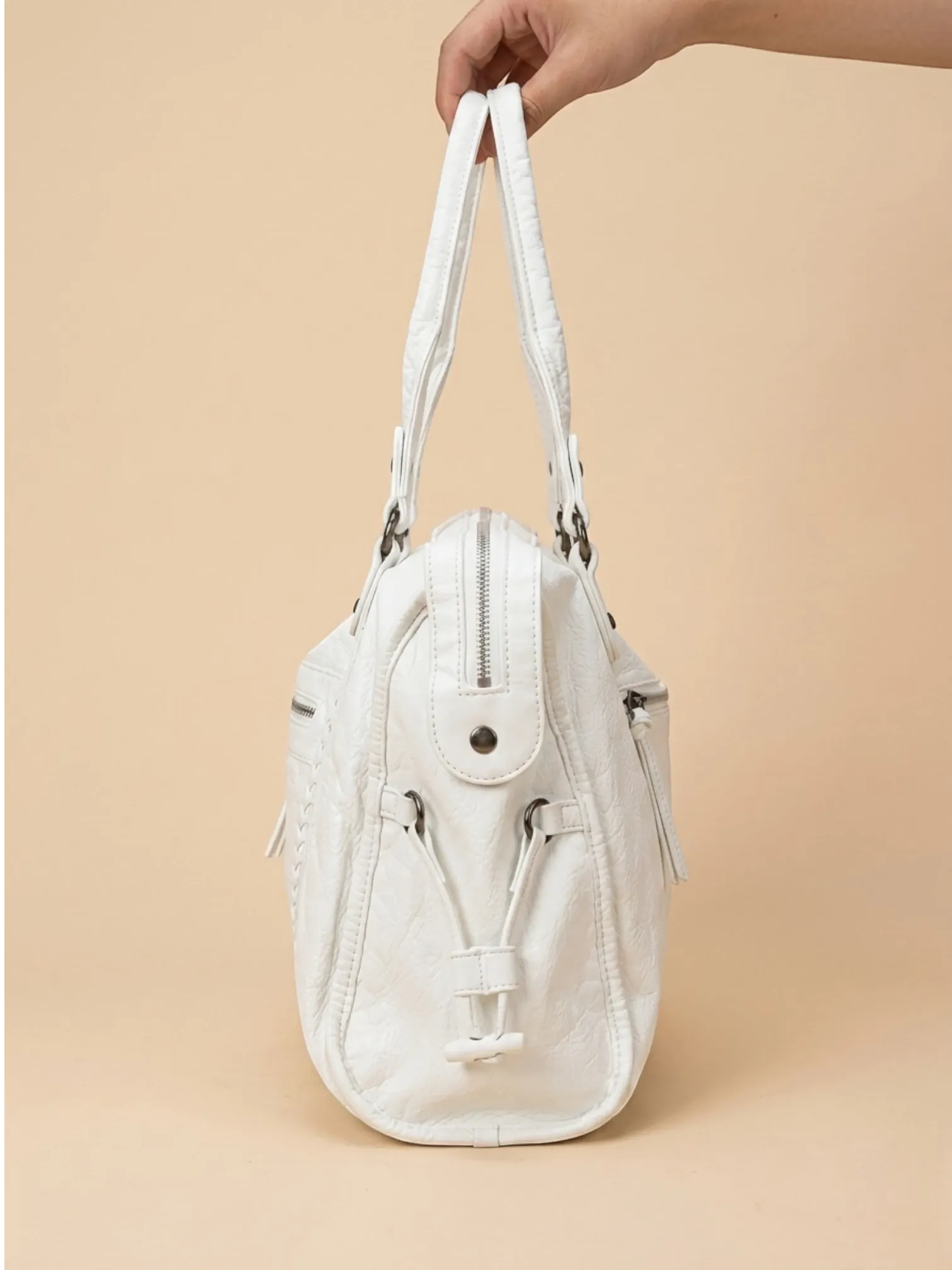 Sac a Main de Cours Blanc Blanc