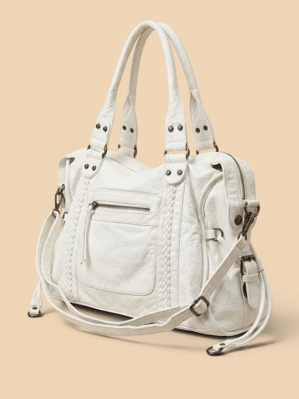 Sac a Main de Cours Blanc Blanc