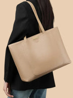 Sac a Main de Cours Cabas Abricot