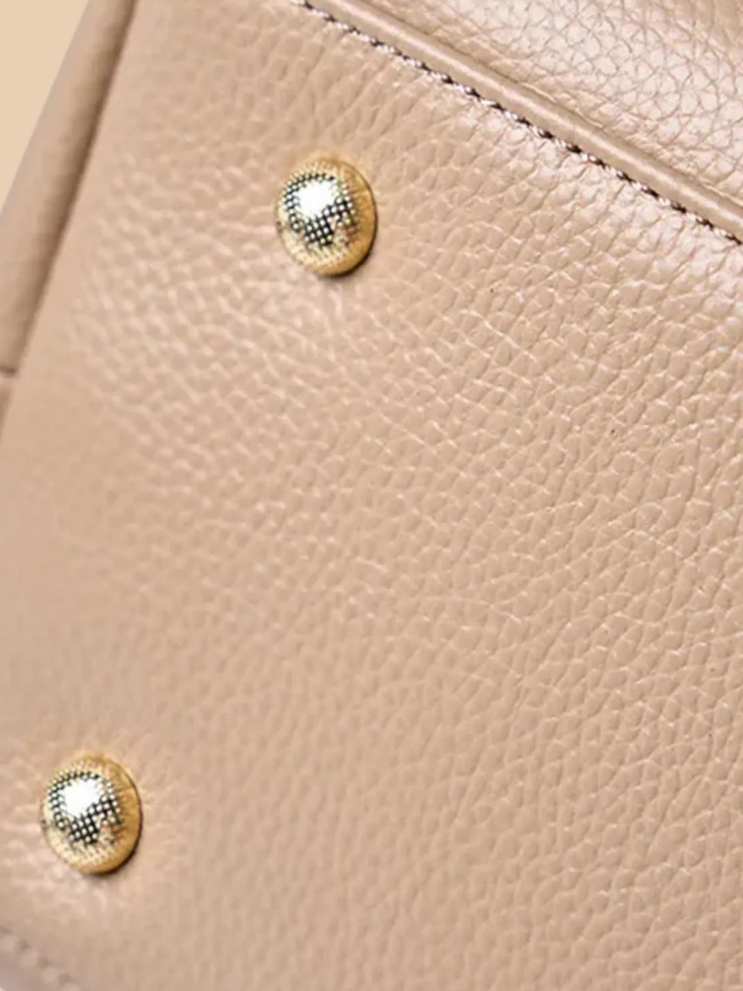 Sac a Main de Cours Cabas Abricot