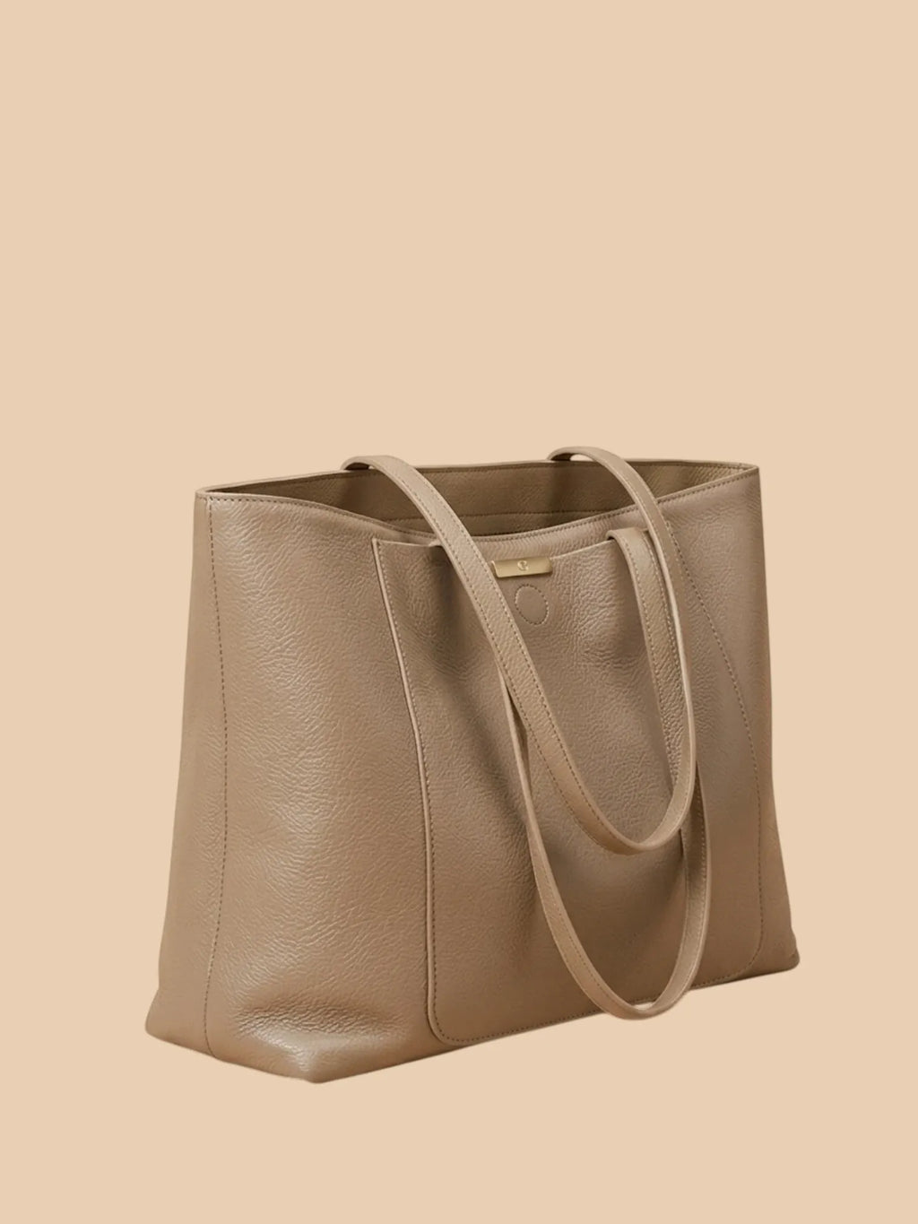 Sac a Main de Cours Cabas Abricot