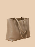 Sac a Main de Cours Cabas Abricot
