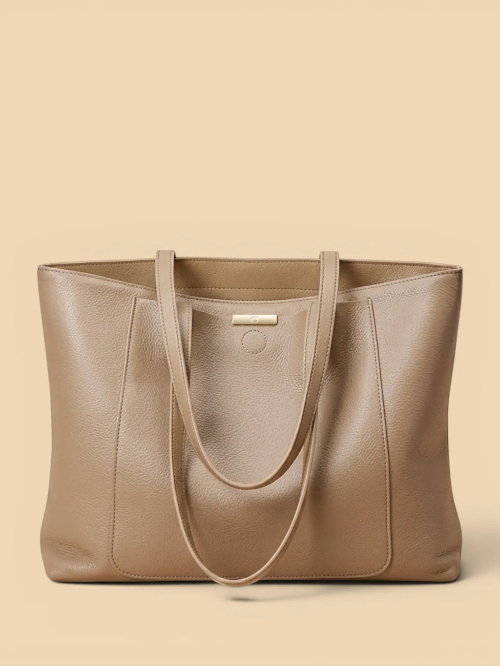 Sac a Main de Cours Cabas Abricot Abricot