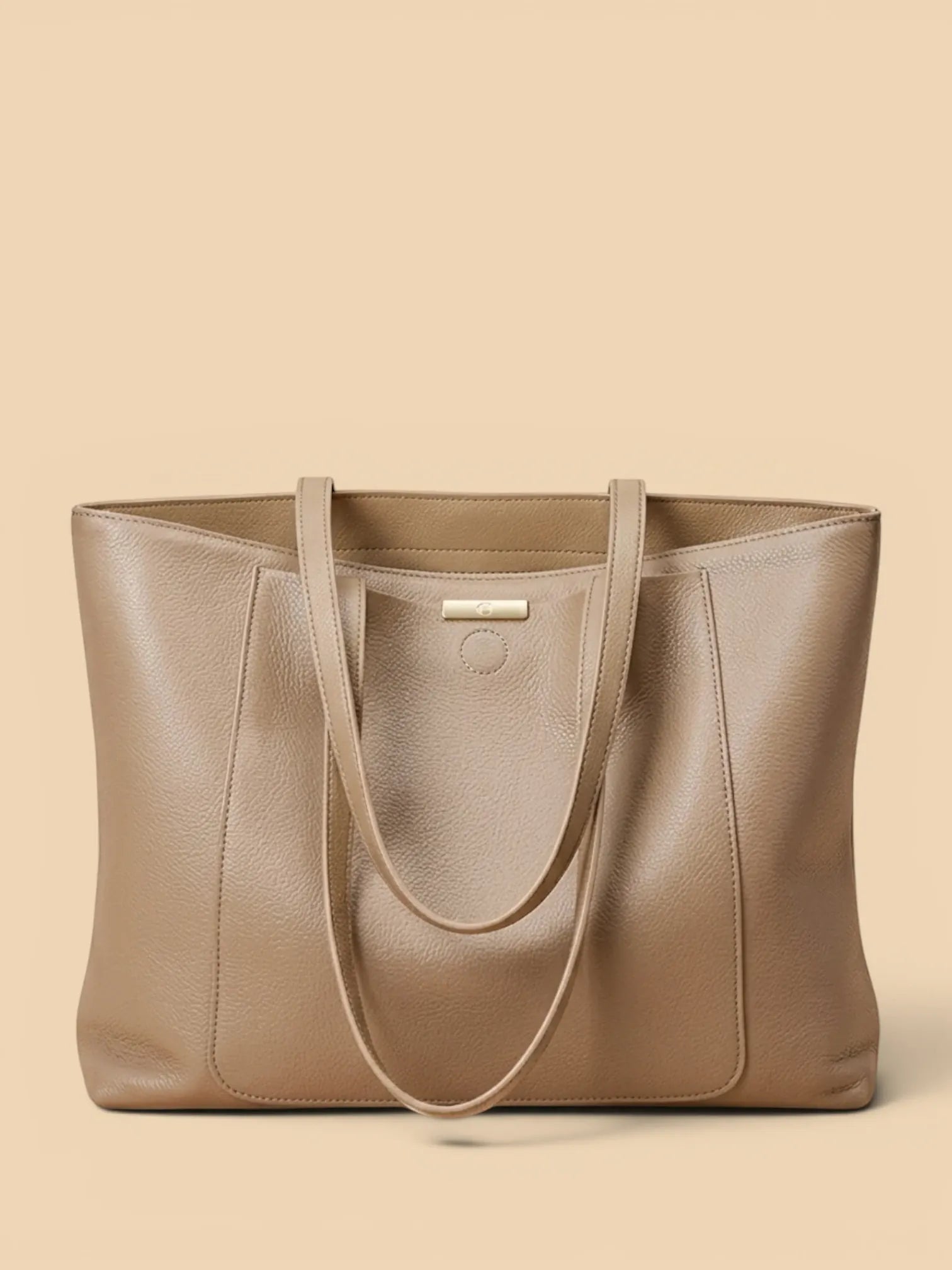 Sac a Main de Cours Cabas Abricot Abricot