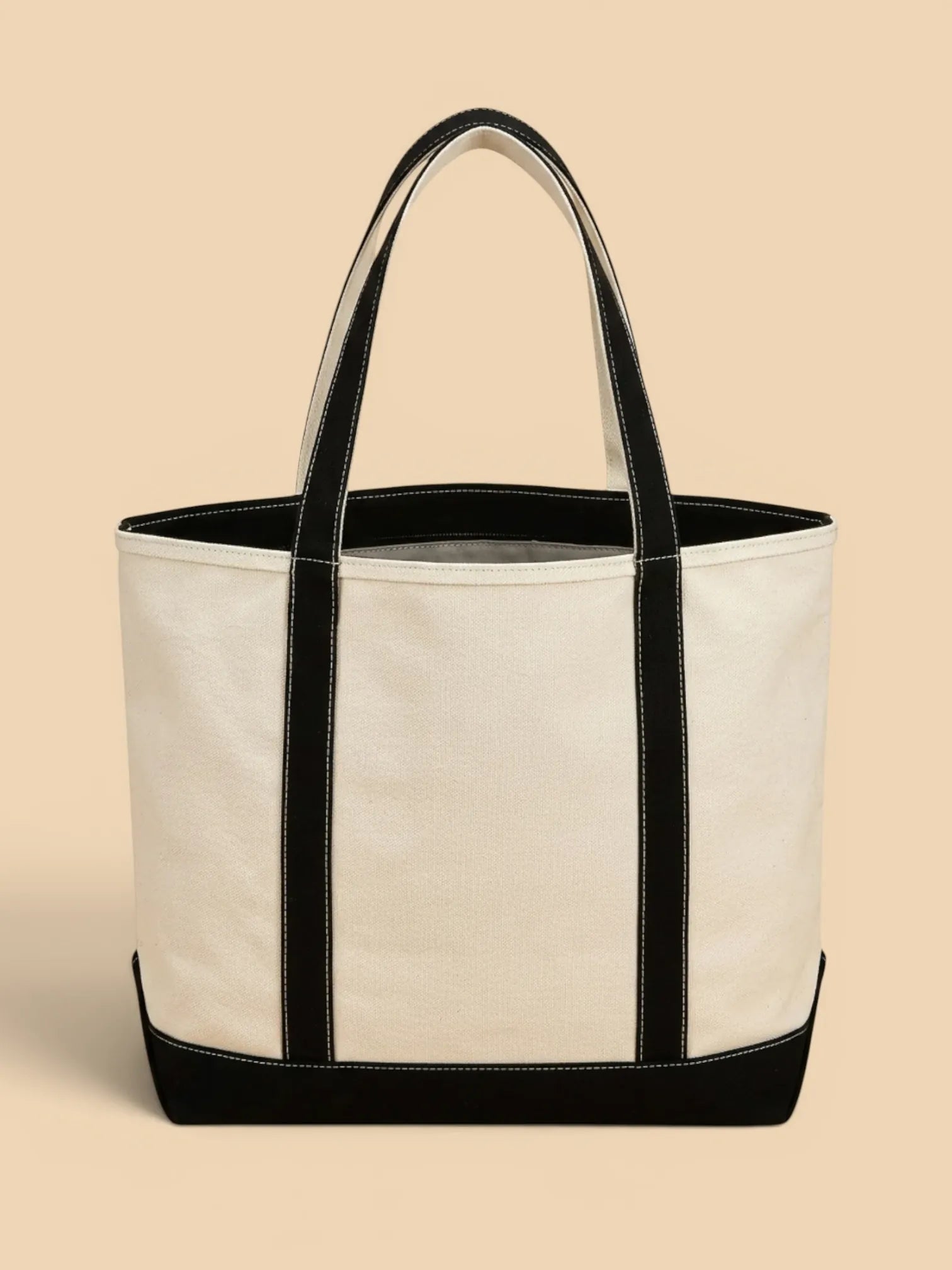 Sac a Main de Cours en Toile Élégant Noir