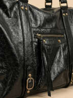 Sac a main de cours large Noir