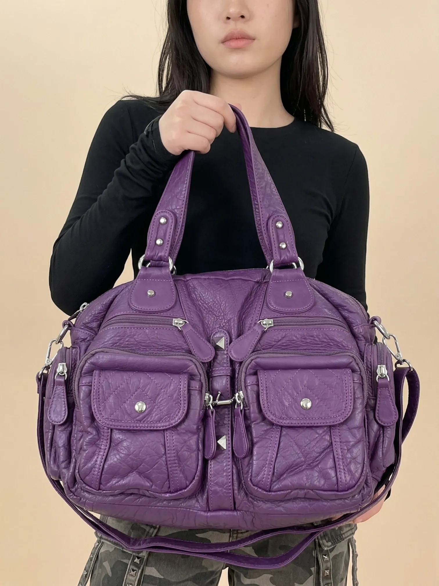 Sac a Main de Cours Millennium Vintage Violet