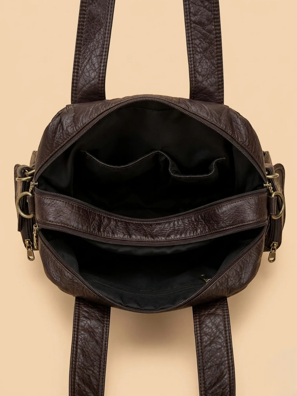 Sac a Main de Cours Y2K Fleur Café