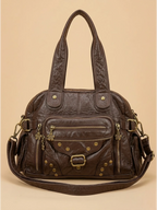 Sac a Main de Cours Y2K Fleur Café