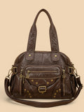 Sac a Main de Cours Y2K Fleur Café