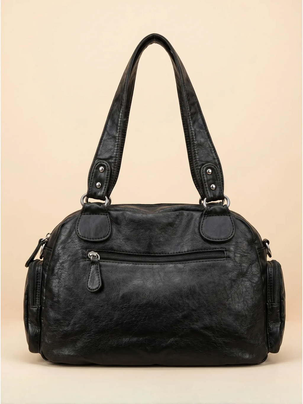 Sac a Main de Cours Y2K Ovale Noir