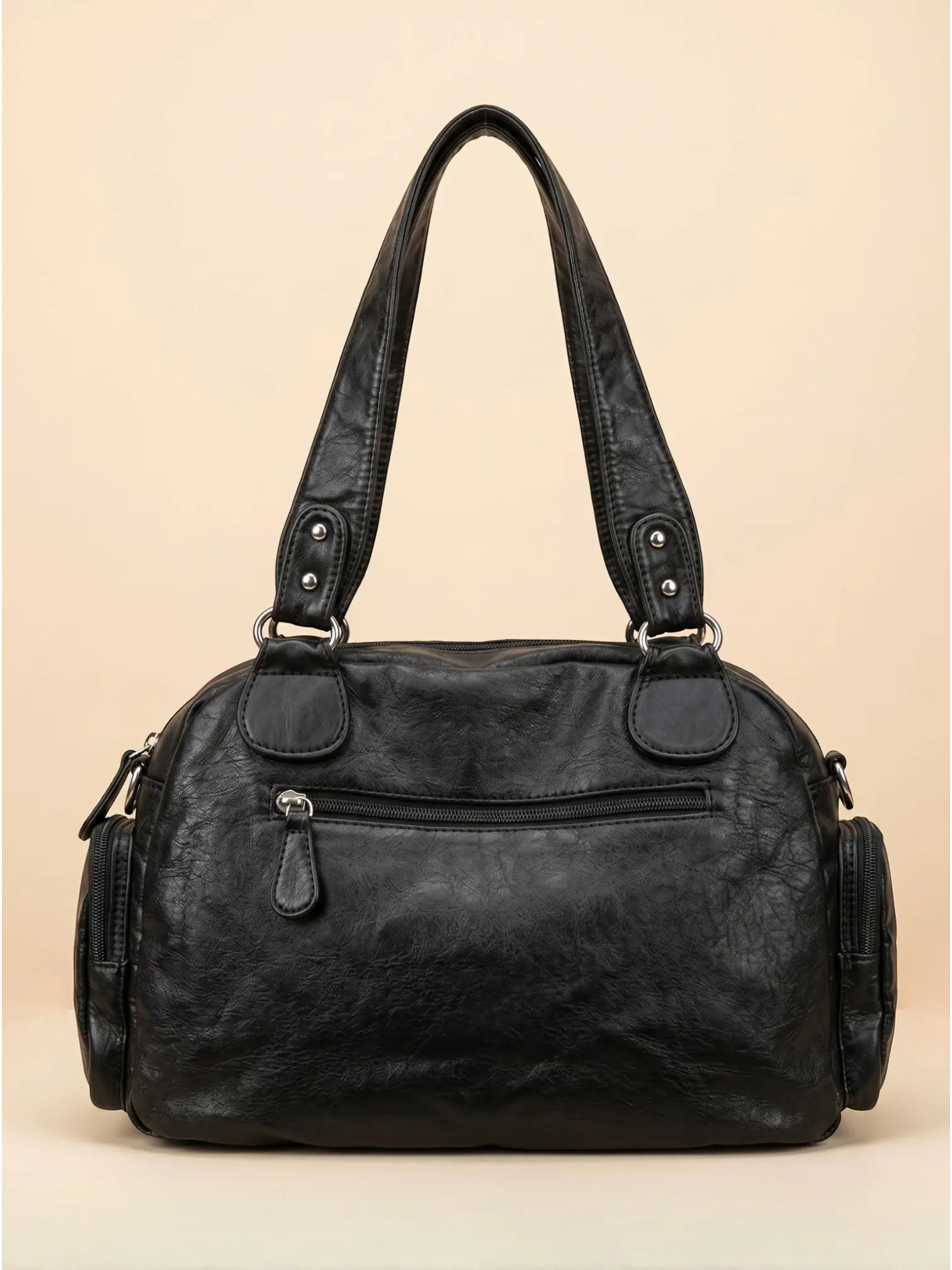 Sac a Main de Cours Y2K Ovale Noir
