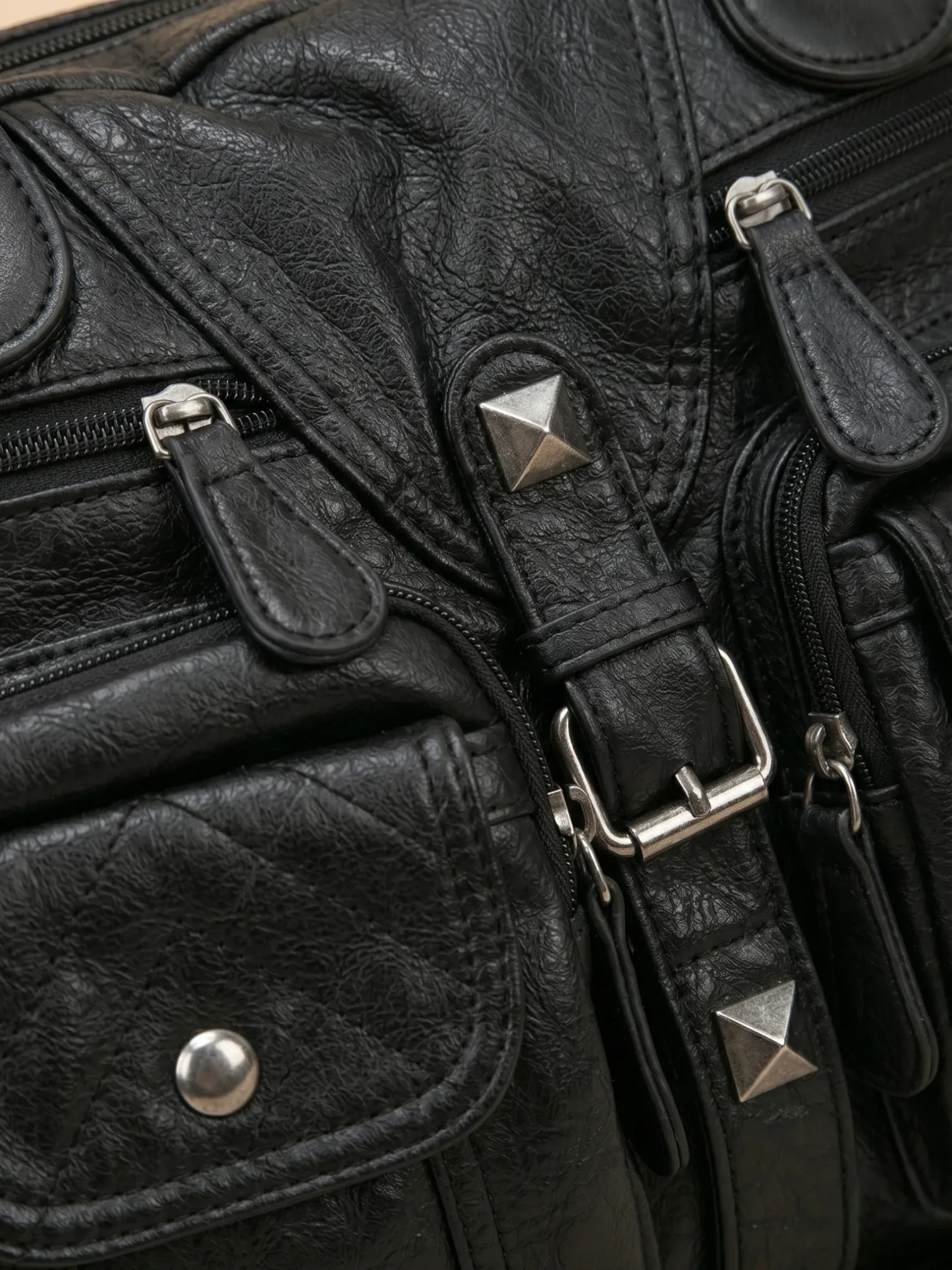 Sac a Main de Cours Y2K Ovale Noir