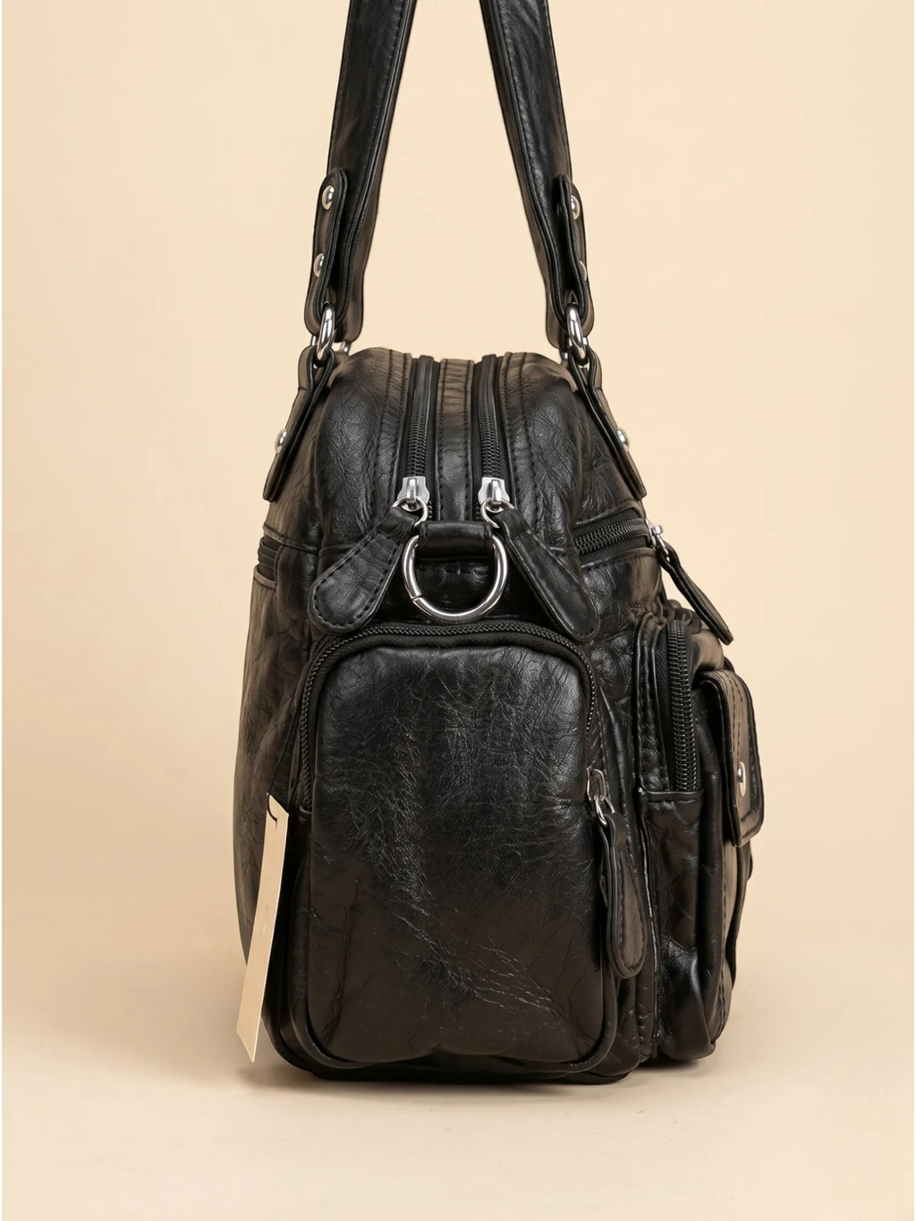 Sac a Main de Cours Y2K Ovale Noir