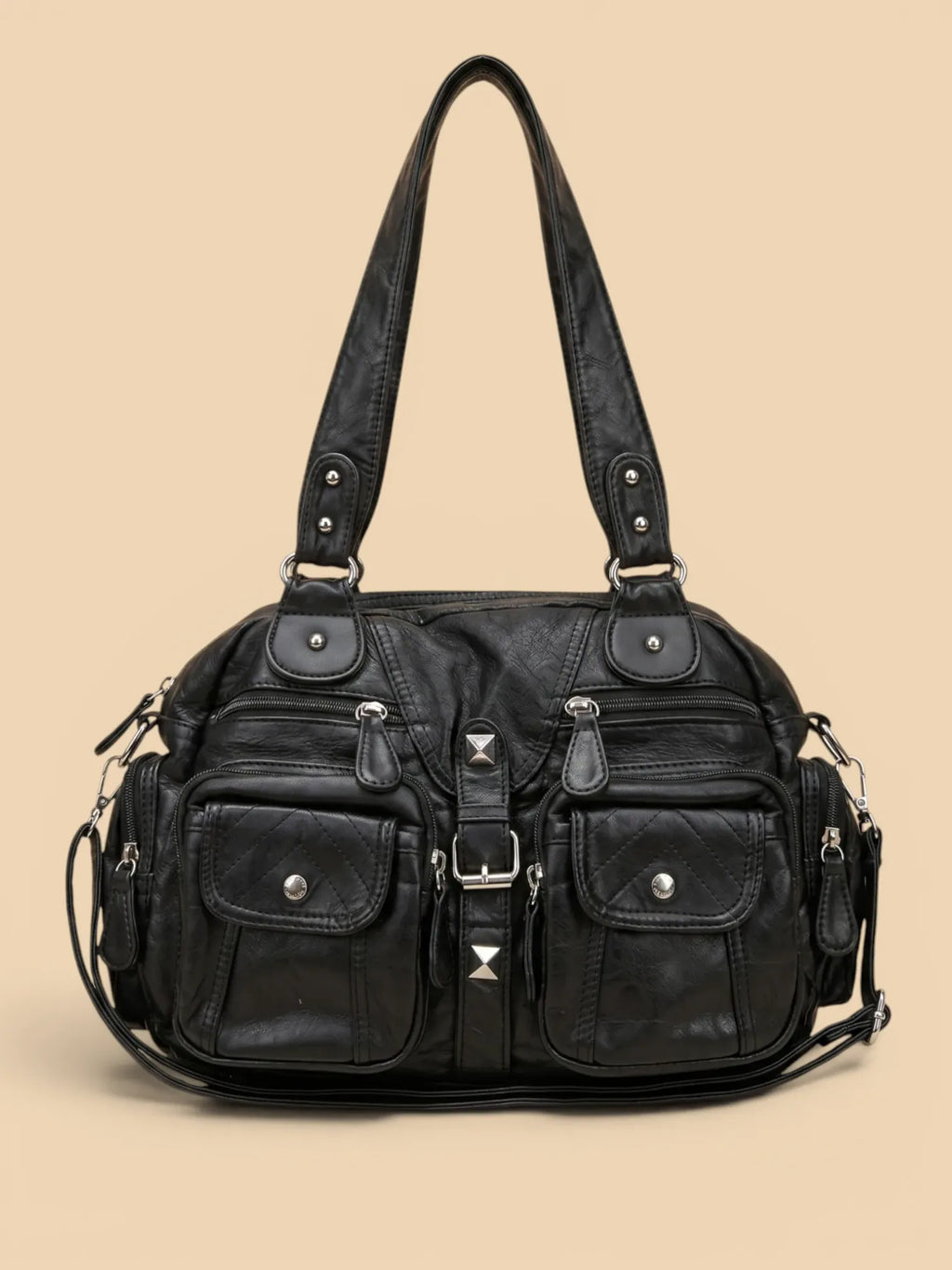 Sac a Main de Cours Y2K Ovale Noir