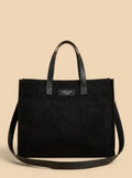 Sac A4 Velours Femme Université Bureau Noir