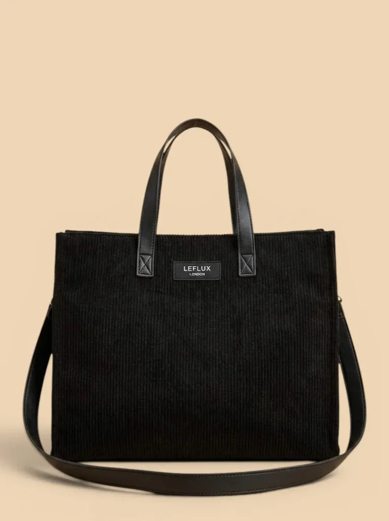 Sac A4 Velours Femme Université Bureau Noir