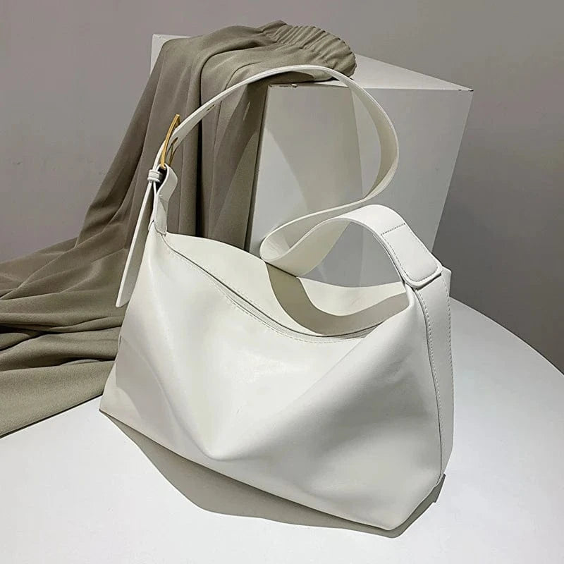 Sac Bandoulière en Cuir Souple white