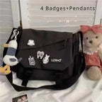 Sac Besace de Cours Kawaii