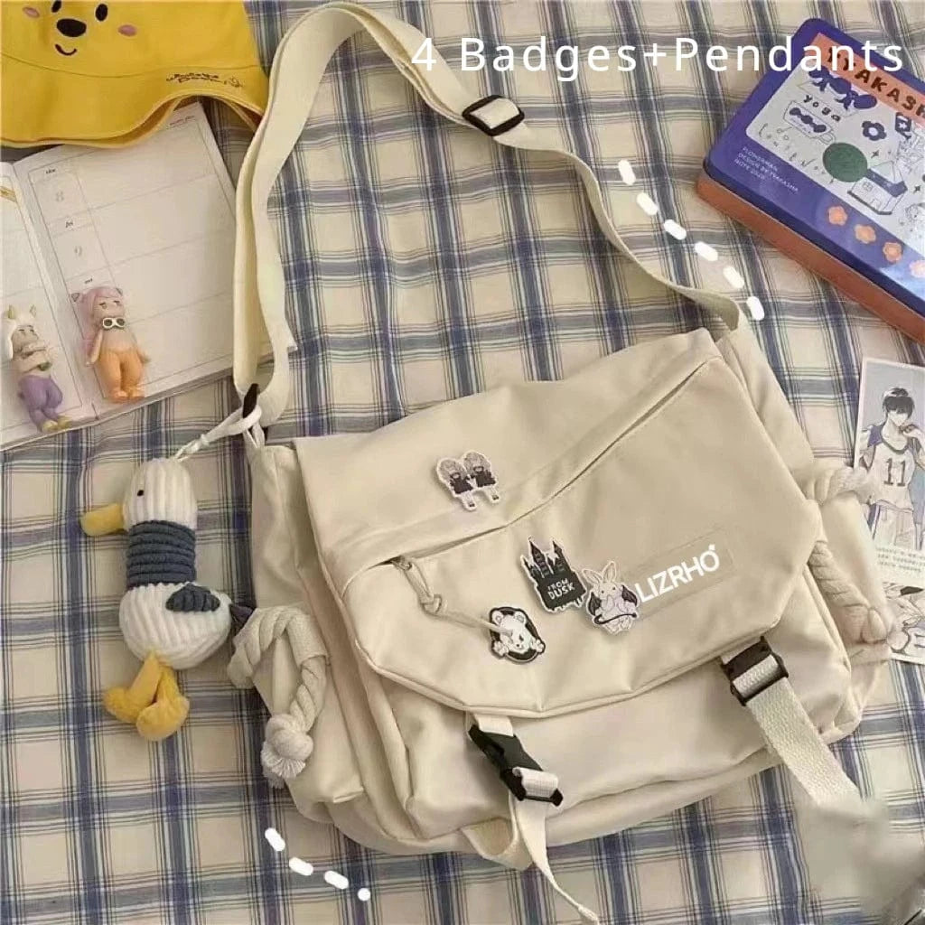 Sac Besace de Cours Kawaii