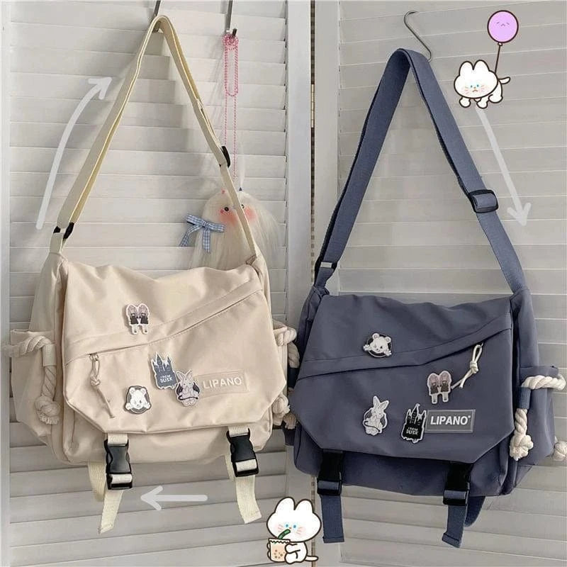 Sac Besace de Cours Kawaii