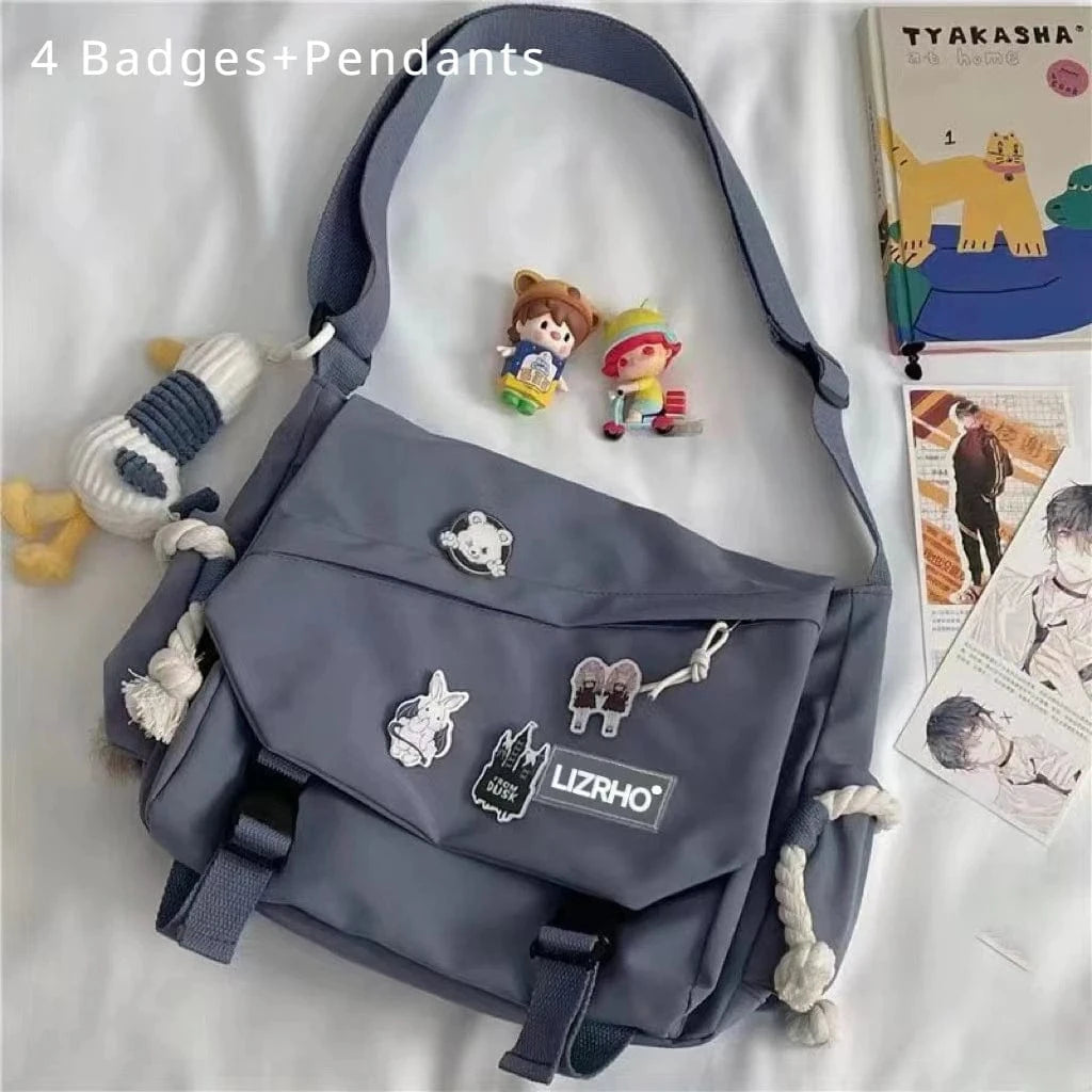 Sac Besace de Cours Kawaii