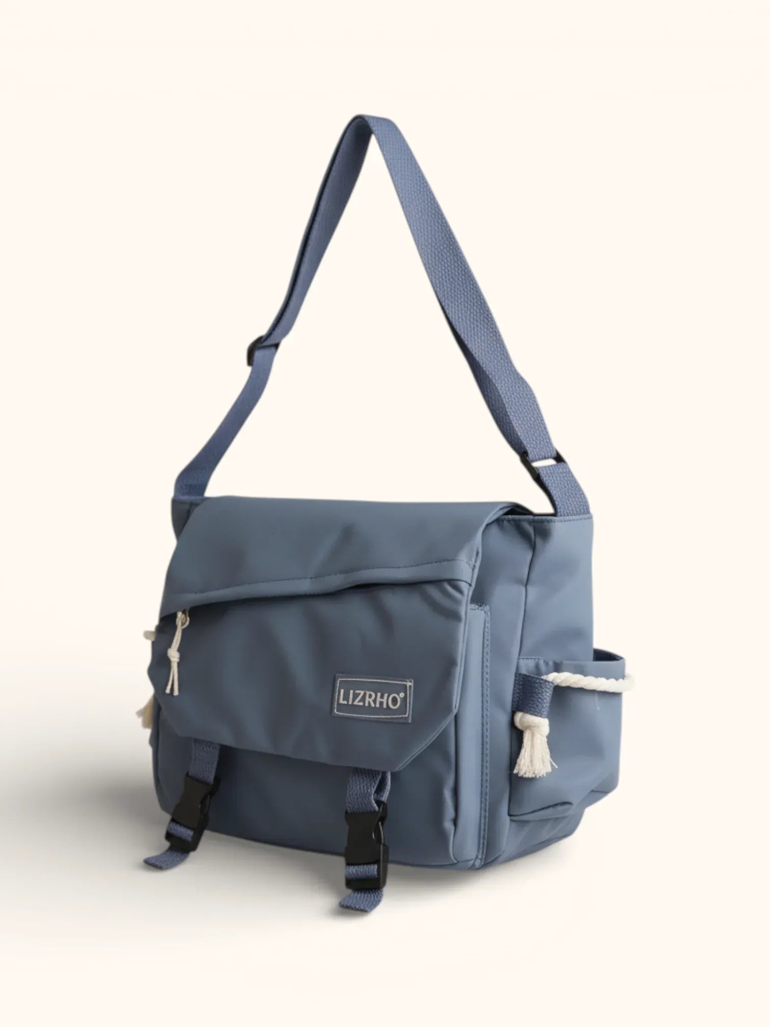 Sac Besace de Cours Kawaii Bleu