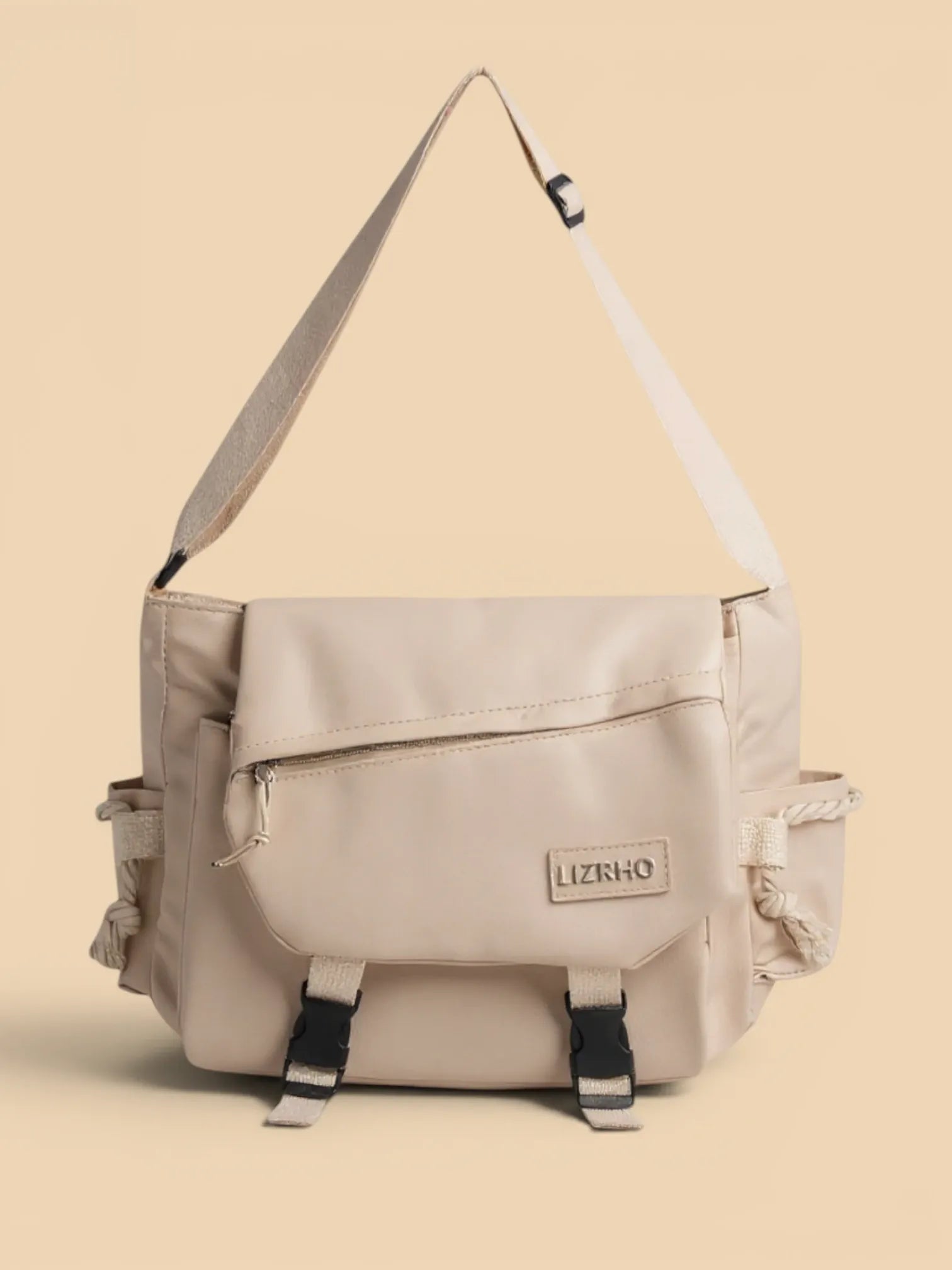 Sac Besace de Cours Kawaii Blanc