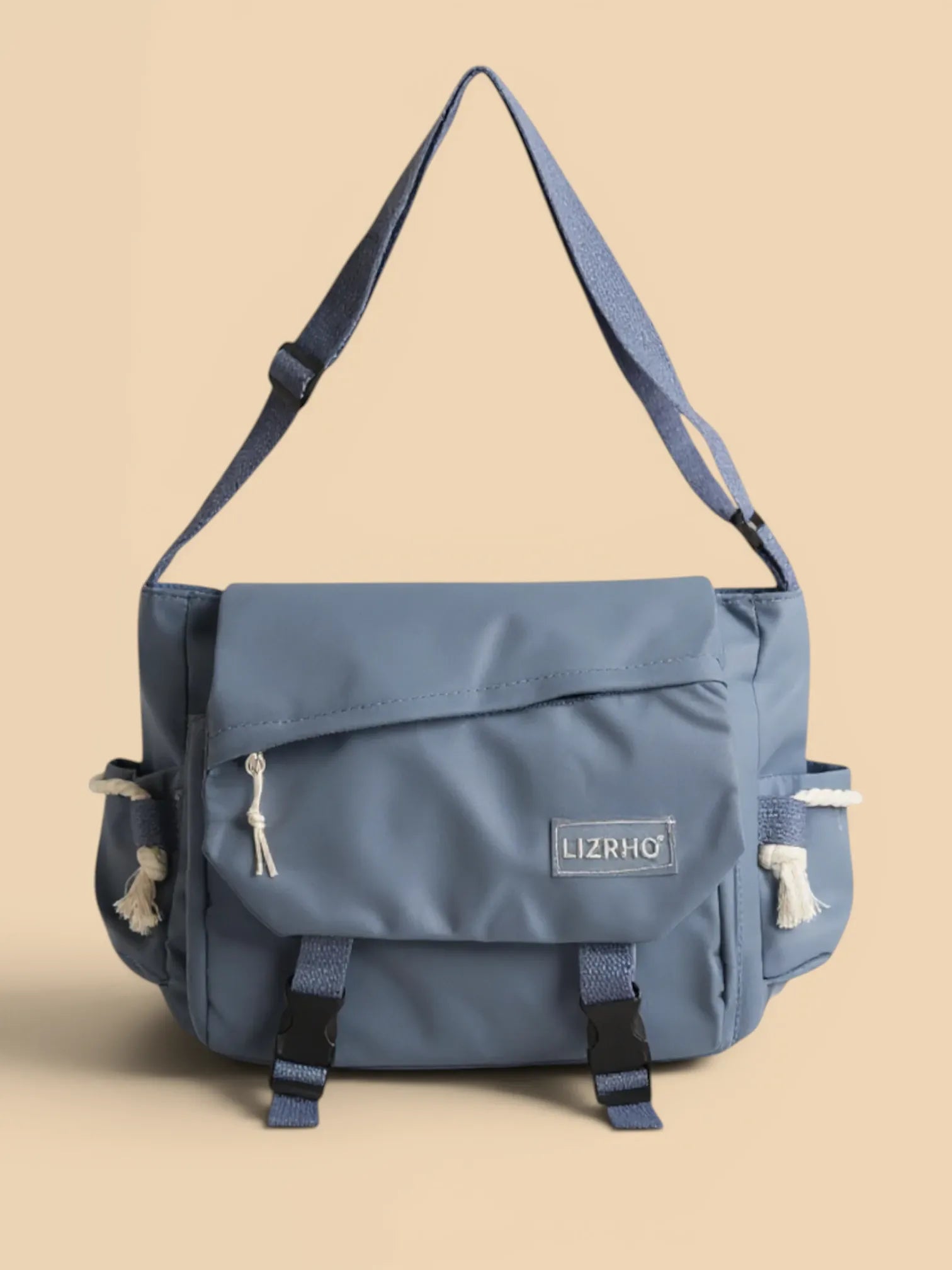 Sac Besace de Cours Kawaii Bleu