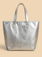 Sac Cabas Argenté Argent
