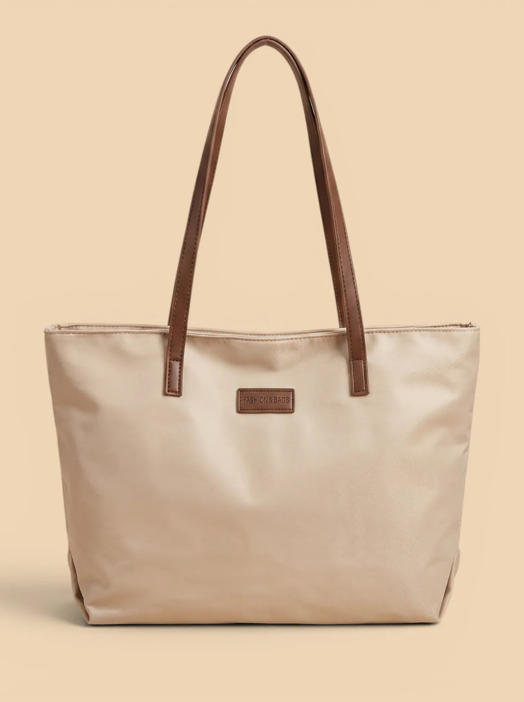 Sac Cabas Beige en Toile Beige