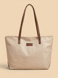Sac Cabas Beige en Toile Beige