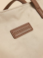 Sac Cabas Beige en Toile Beige