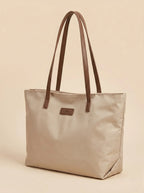 Sac Cabas Beige en Toile Beige