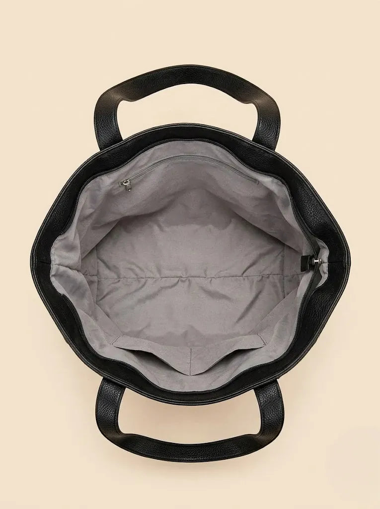 Sac Cabas de Cours Oversize en Cuir Vegan Souple