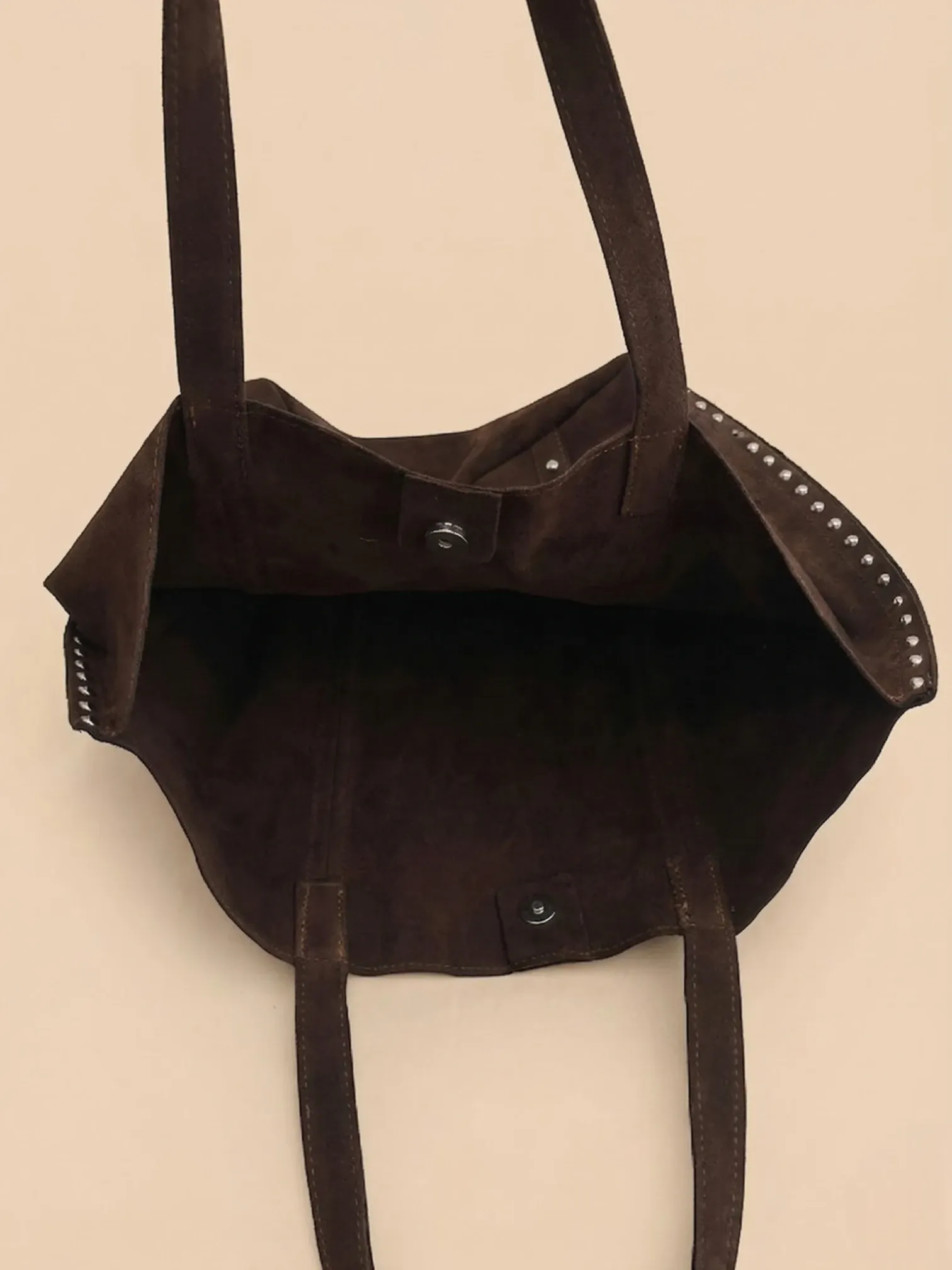 Sac Cabas de Cours Santiag Café 50x34x13cm