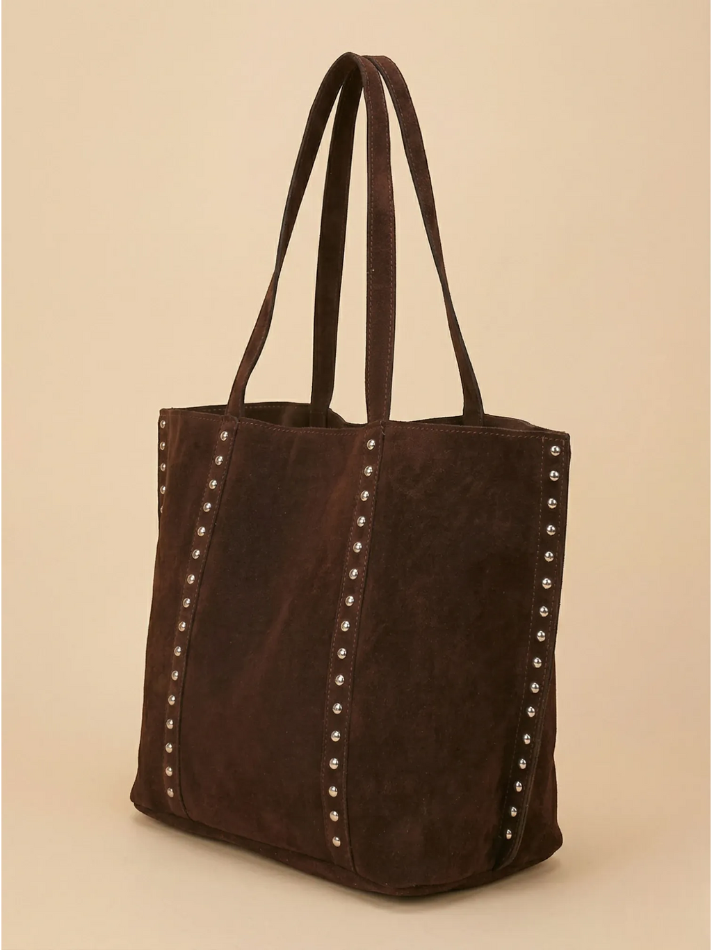 Sac Cabas de Cours Santiag Café 50x34x13cm