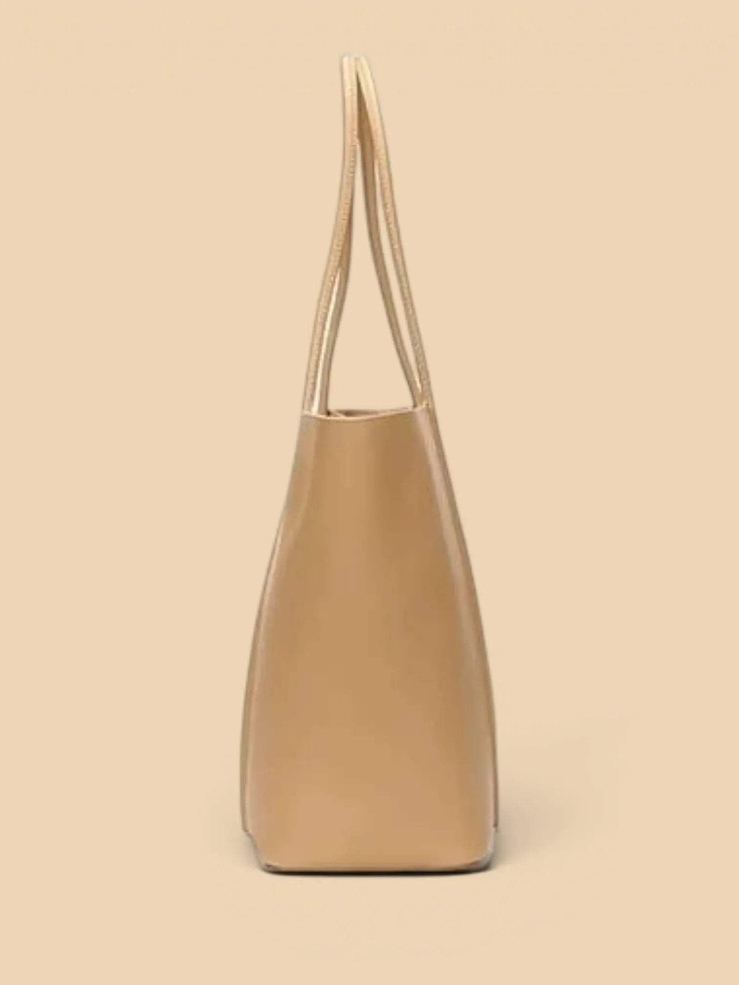 Sac Cabas en Cuir Souple  Khaki