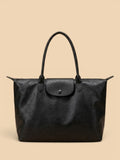 Sac Cabas en Cuir Vegan Souple Noir