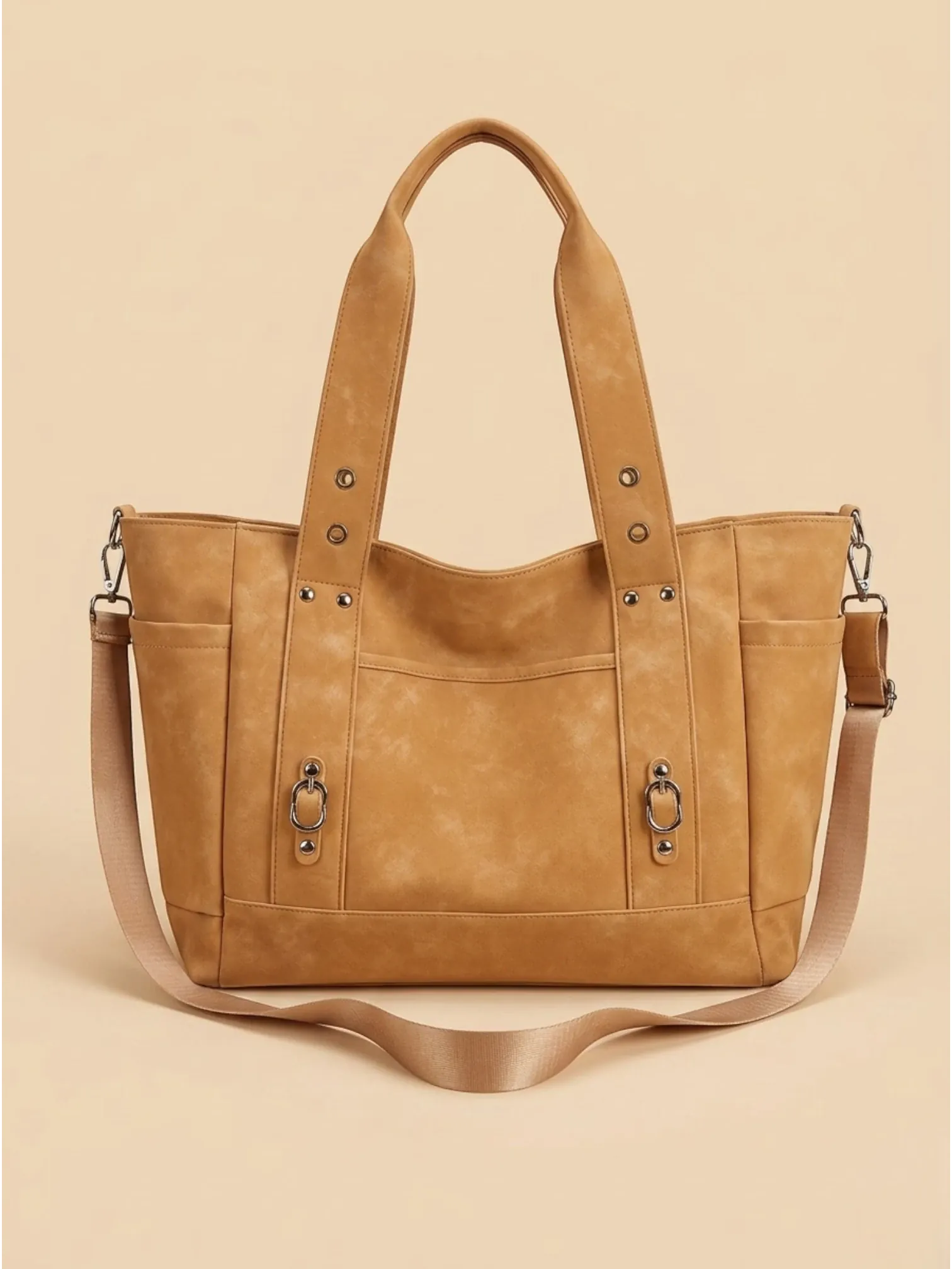 Sac Cabas en Nubuck Vegan Jaune