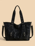 Sac Cabas en Nubuck Vegan Noir